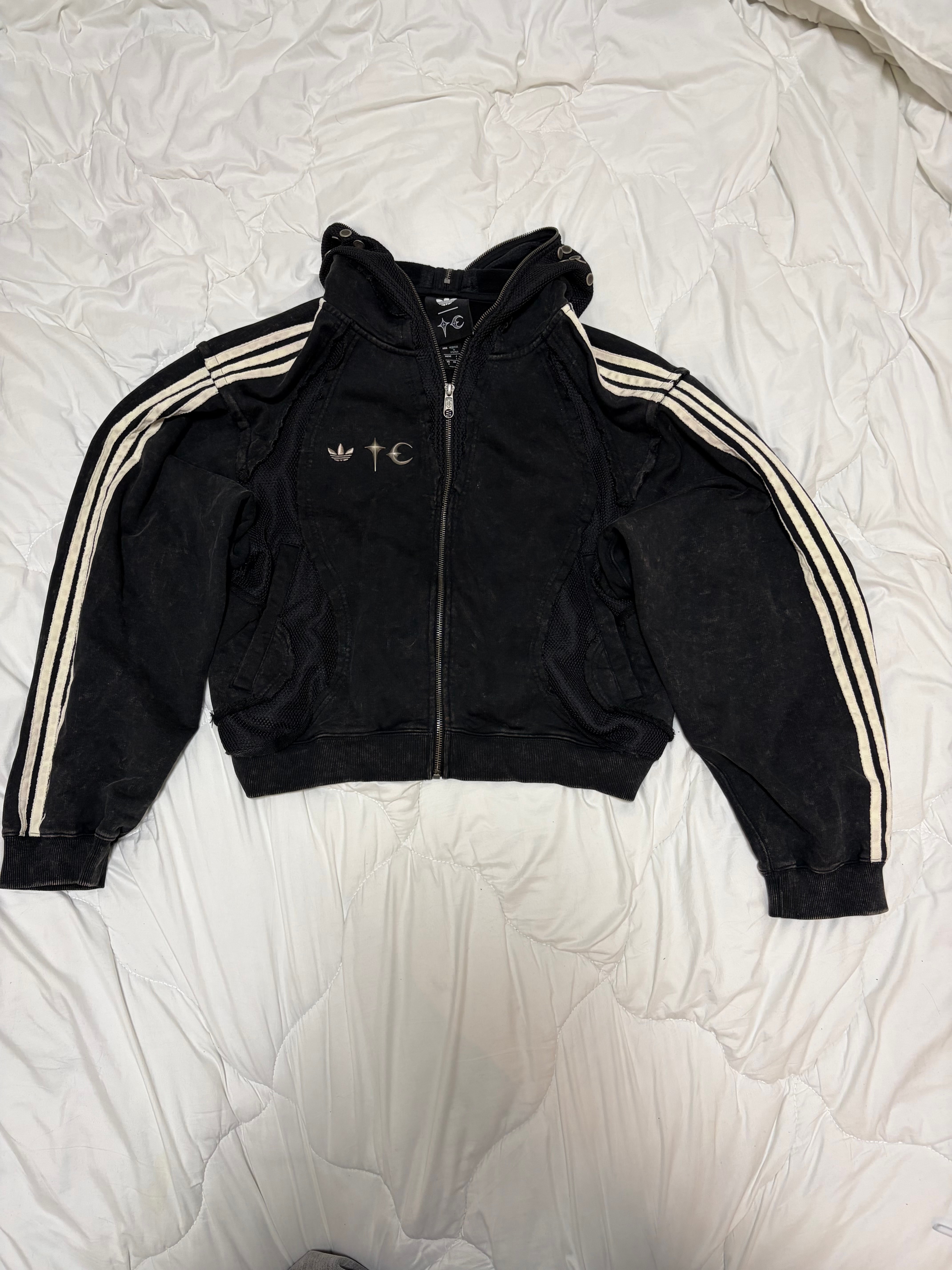 adidas x Thug Club Team Geist Zip-Up Hoodie "Black"