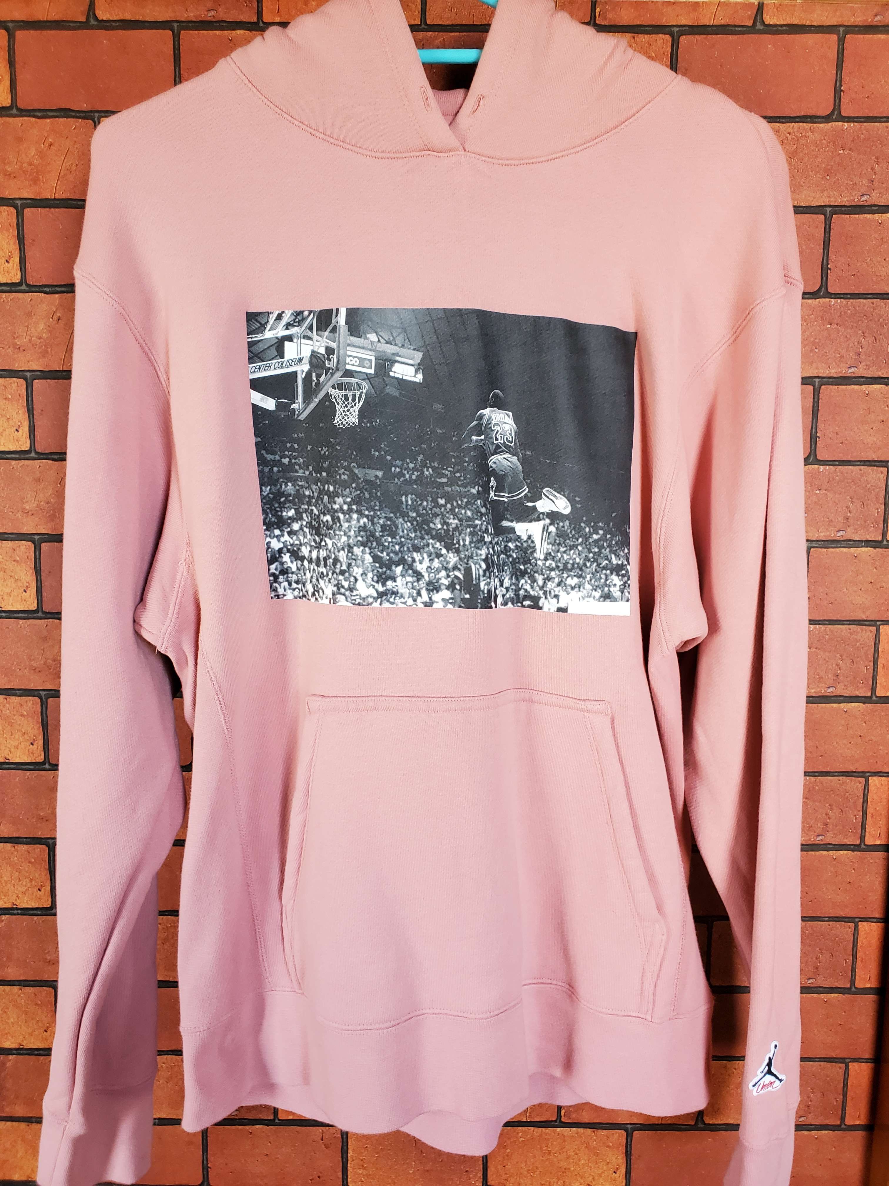 Air Jordan x Union Flying High Hooded Sweatshirt "Pink"