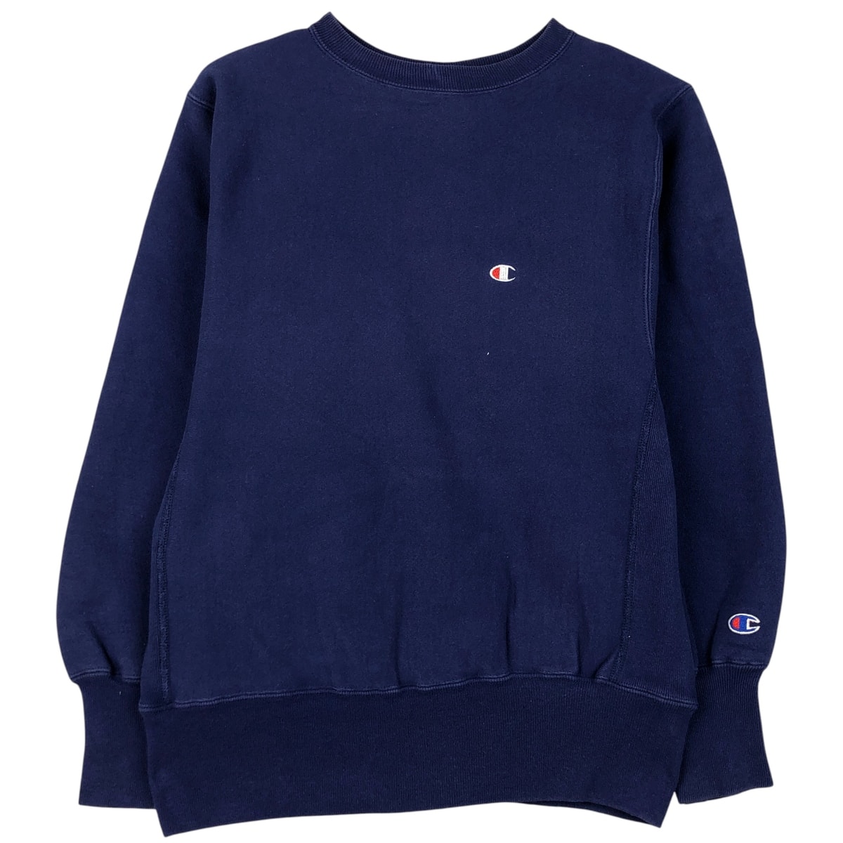 古着 90年代 チャンピオン Champion REVERSE WEAVE リバースウィーブ 刺繍タグ ワンポイントロゴスウェットシャツ トレーナー メンズM相当 ヴィンテージ/eaa482156