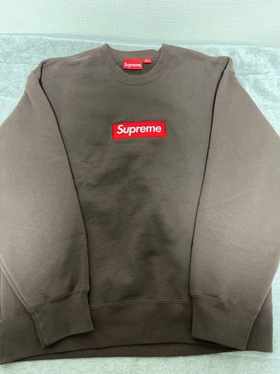 Supreme Box Logo Crewneck "Brown" (22FW)