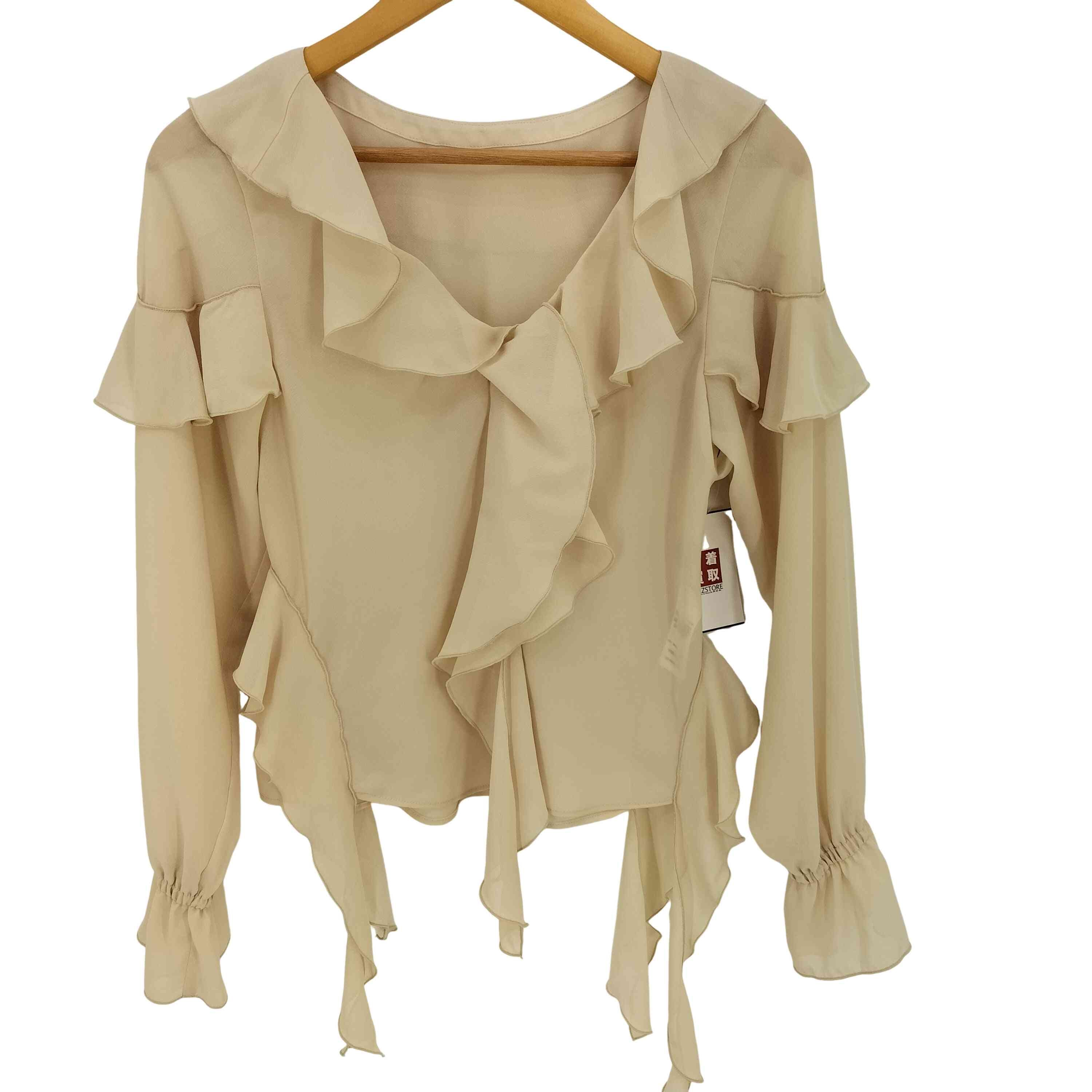 26ss CHIFFON RUFFLE ブラウス【1143274834274】