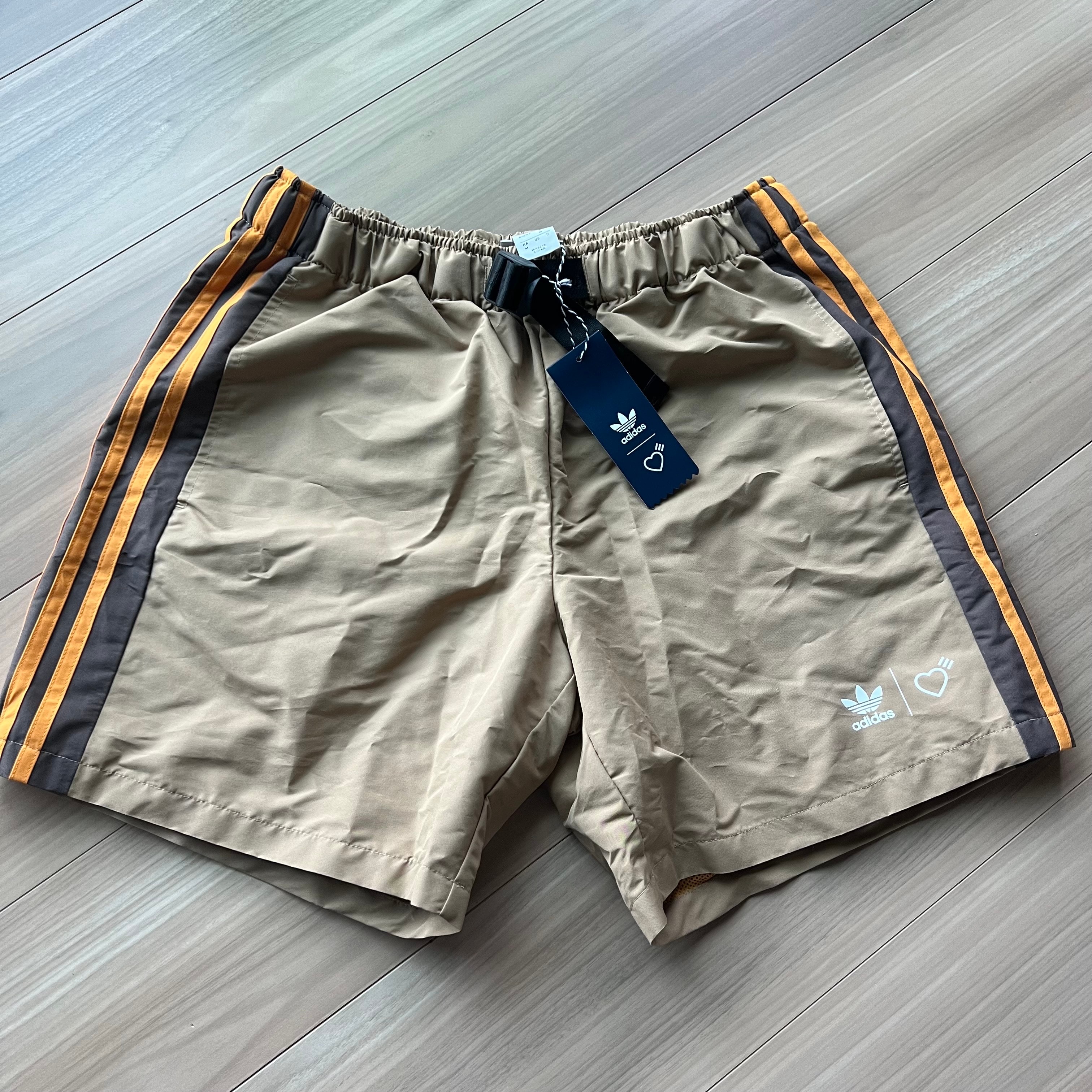 HUMAN MADE ADIDAS WINDSHORTS "Brown"