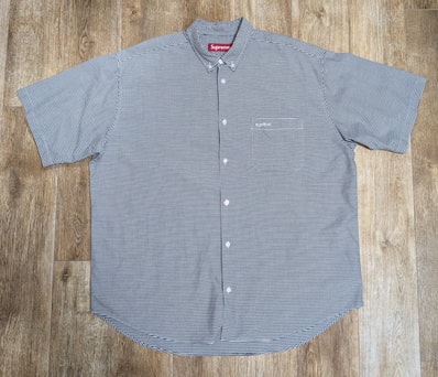 Supreme Loose Fit S/S Oxford Shirt "Gingham" (24SS)
