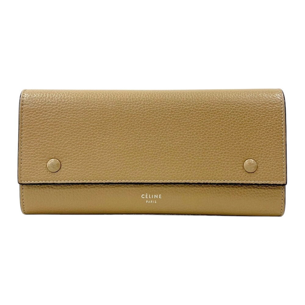 セリーヌ ラージマルチファンクション 長財布 レザー レディース CELINE  中古