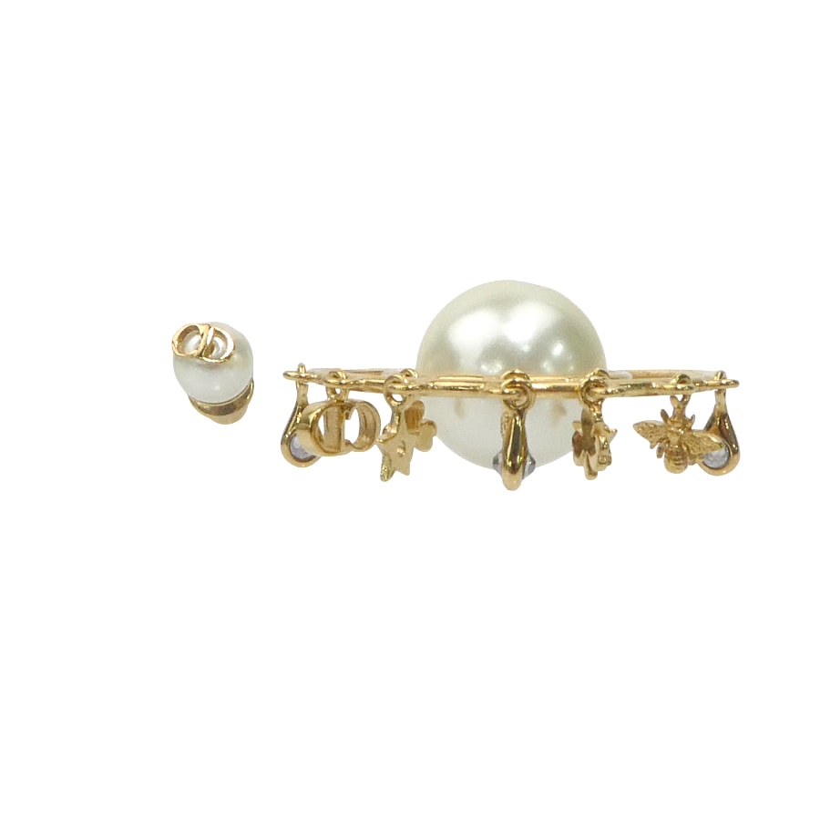 クリスチャンディオール Christian Dior ピアス トライバル ピアス メタル ゴールド レディース【中古】 h32054k