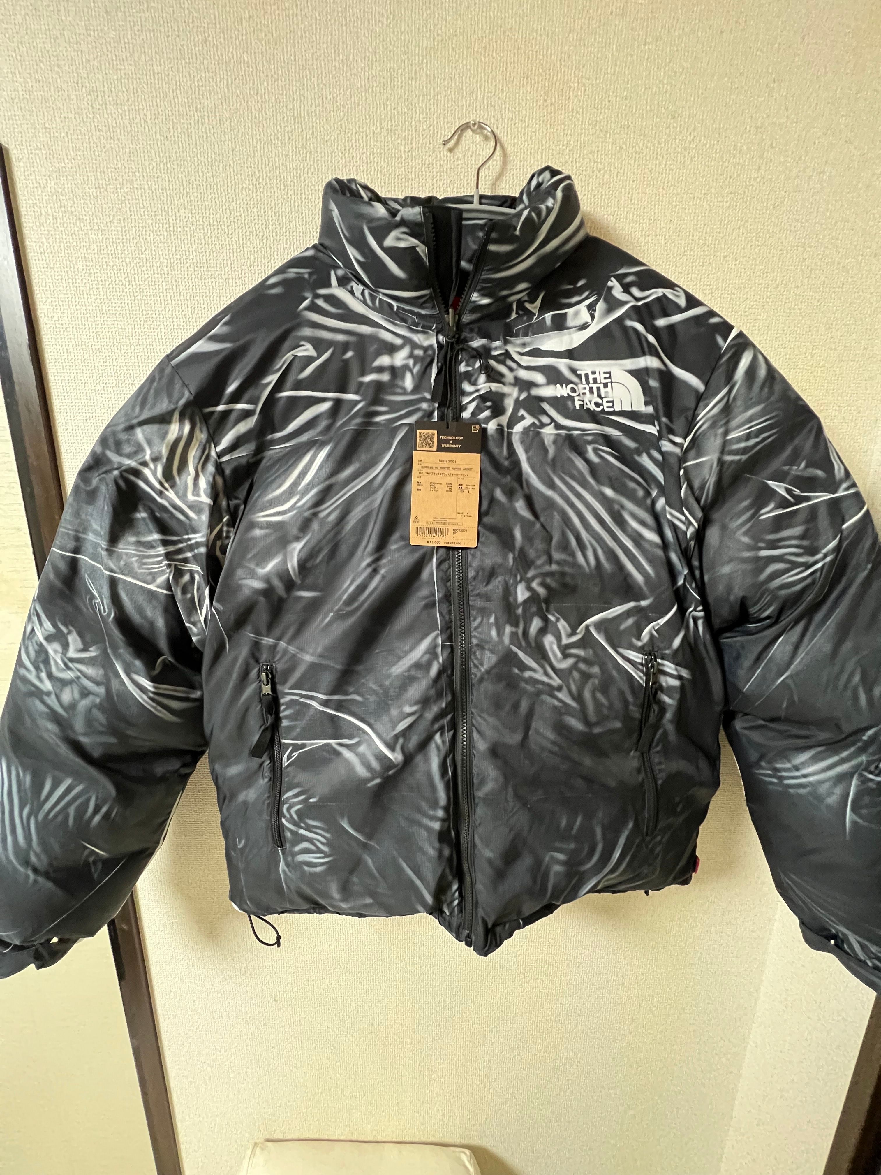 Supreme x The North Face Trompe Loeil Printed Nuptse Jacket "Black"
