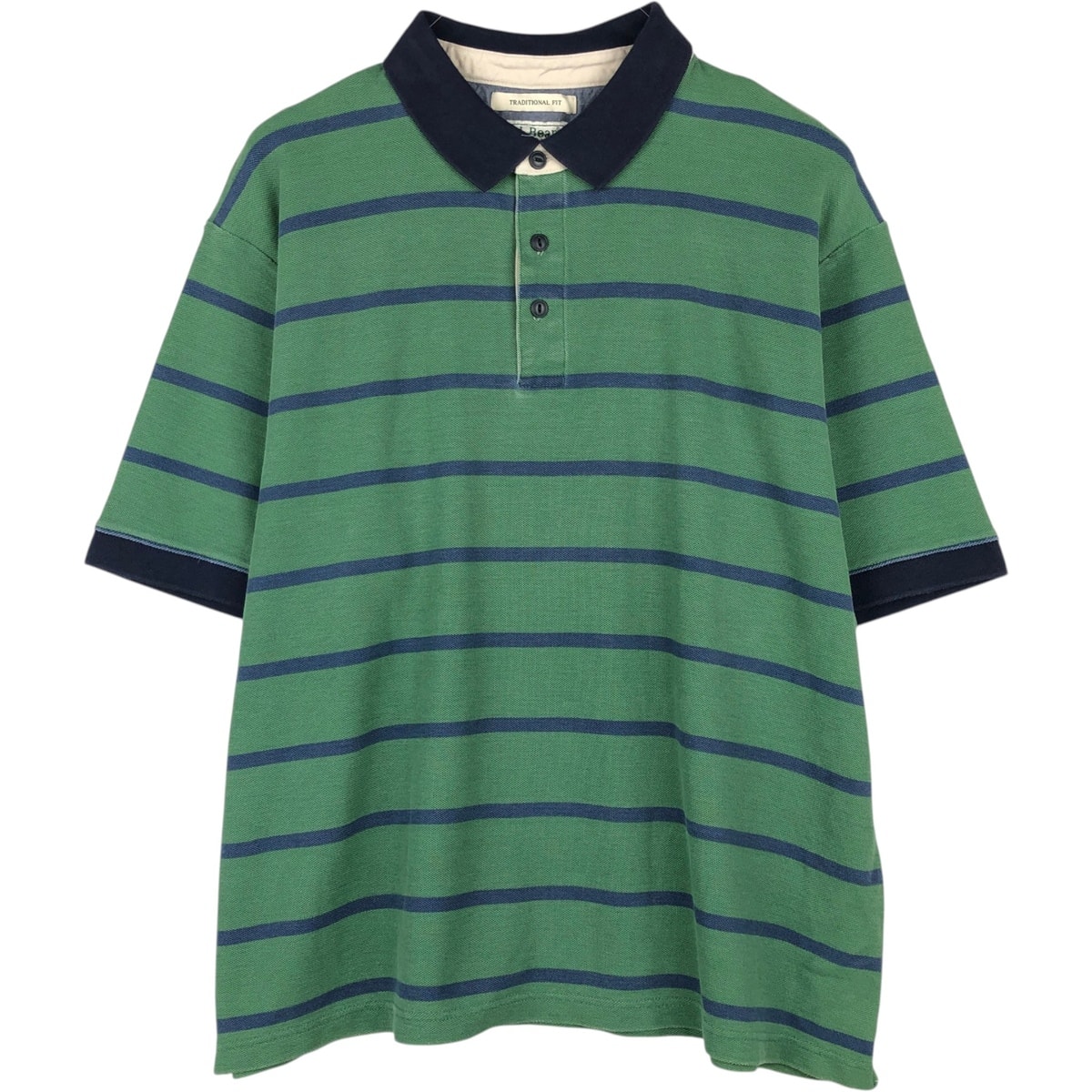 古着 90年代 エルエルビーン L.L.Bean 半袖 ボーダー ポロシャツ メンズXL相当 ヴィンテージ/eaa623051