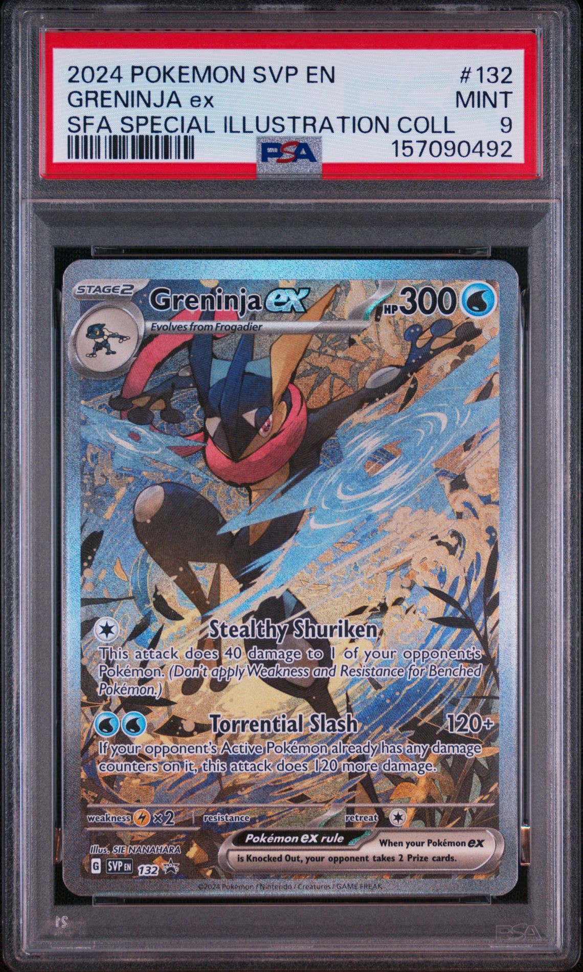 CGC GEM MINT 10 ポケモンカード ゲッコウガex 英語版 132 ゲッコウガex P [SVP EN 132]【英語版】(スカーレット&バイオレット