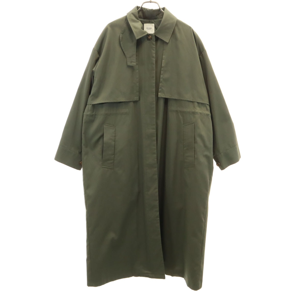 BEAMS HEART ビームスハート オーバーヨーク ビッグ コート M カーキ