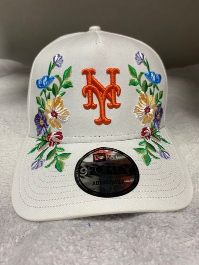 Kith x New Era x Mets Floral Oxford Pinch Crown "Sandrift"