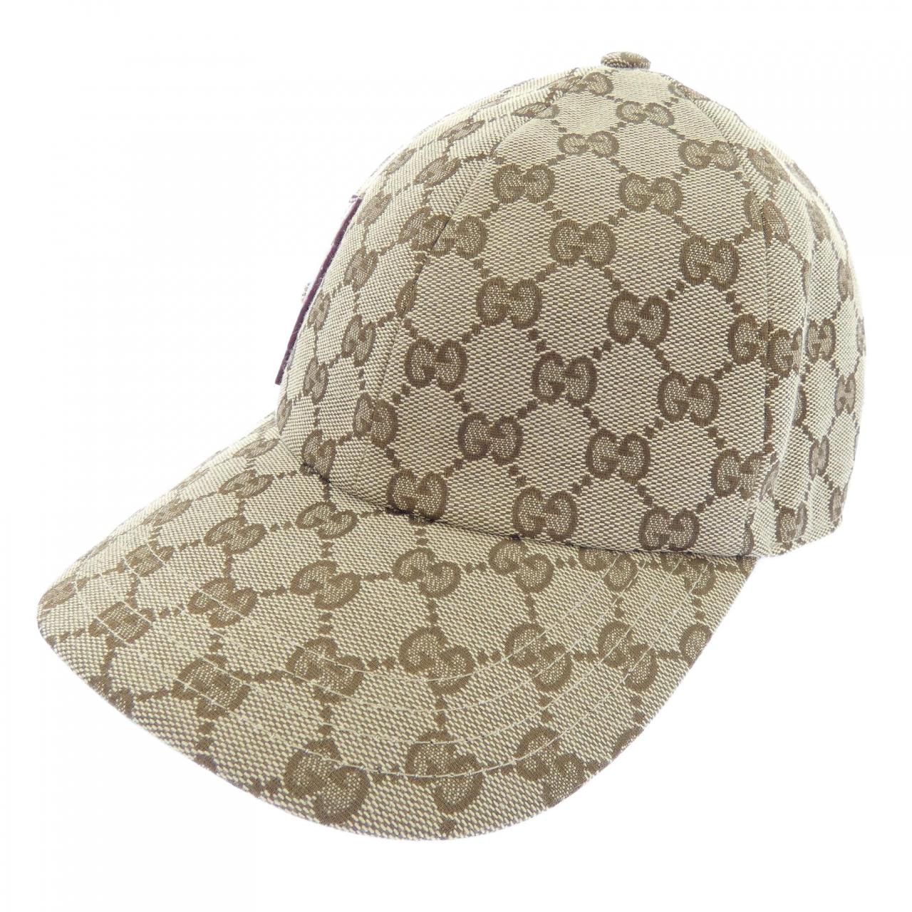 B (目立った傷や汚れなし)】GUCCI グッチ 帽子 GGキャンバス バケット