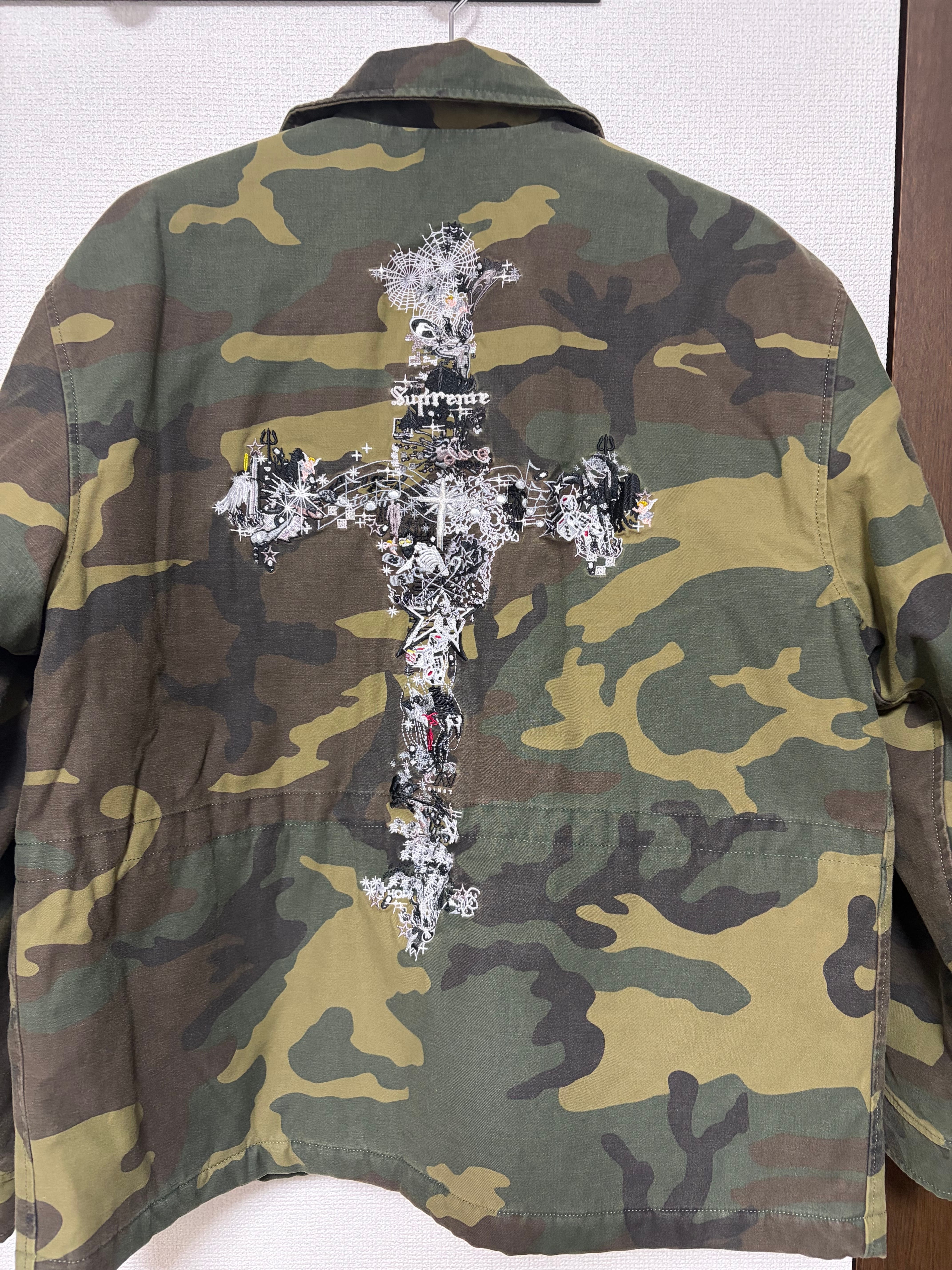 シュプリーム アオイ(蒼産業) クロス M52 ジャケット "ウッドランドカモ"