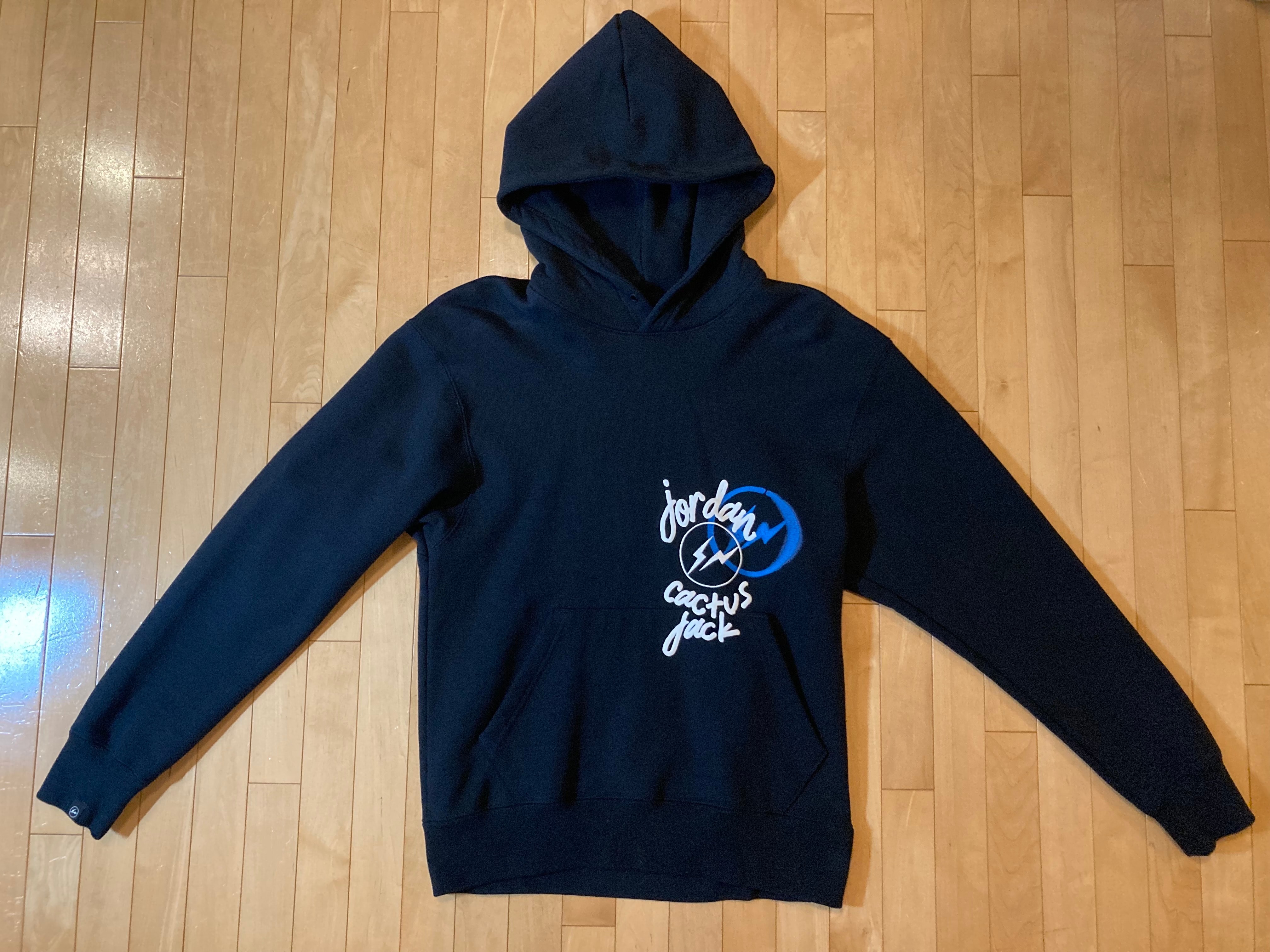 Air Jordan Travis Scott Fragment Hoodie "Black"