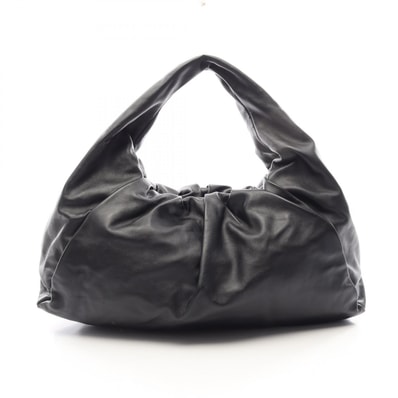 ボッテガヴェネタ BOTTEGA VENETA ザ ショルダーポーチ ハンドバッグ バッグ レザー レディース ブラック系 【中古】