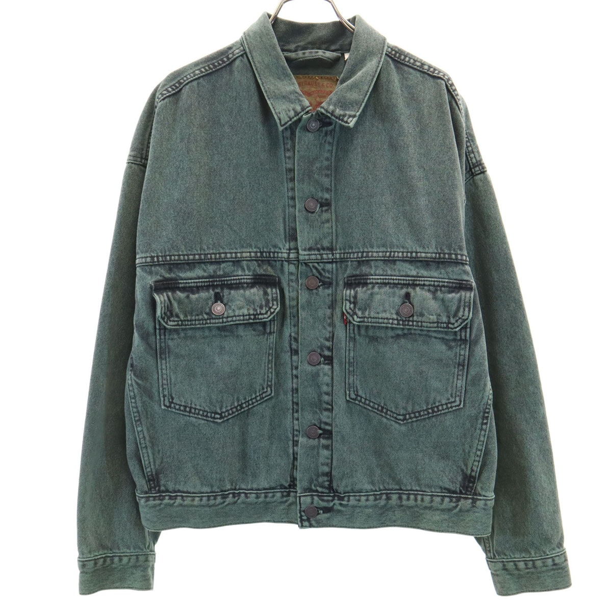 Levi's リーバイス デニムジャケット S グリーン系