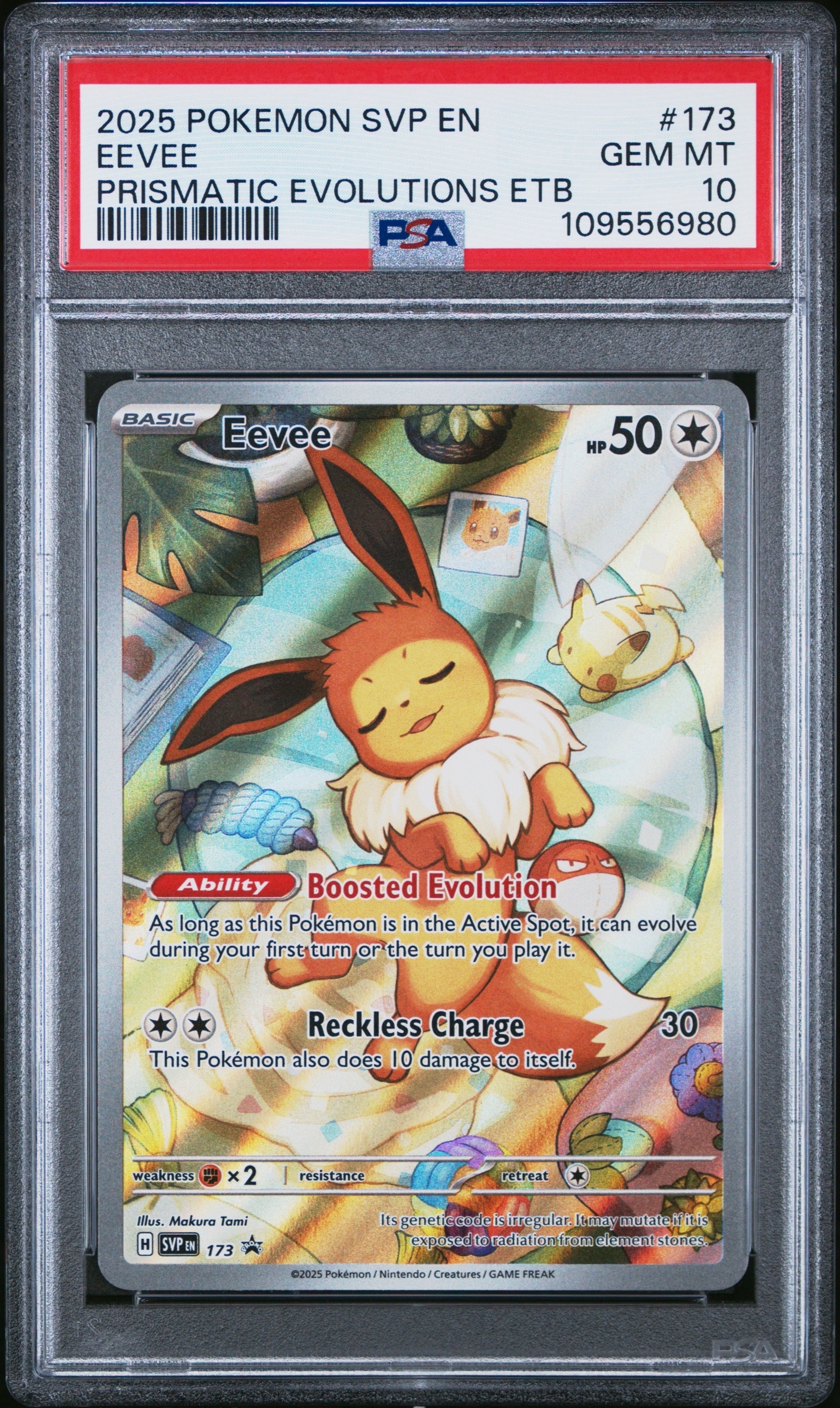 イーブイ P [SVP EN 173]【英語版】(スカーレット&バイオレット「プリズマティックエボリューションズ エリートトレーナボックス」)