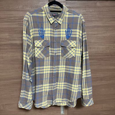 Supreme x HYSTERIC GLAMOUR Plaid Flannel Shirt "Tan"