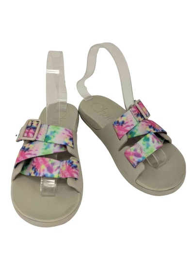 LIGHT TIE DYE チロス スライド サンダル【1142725735160】