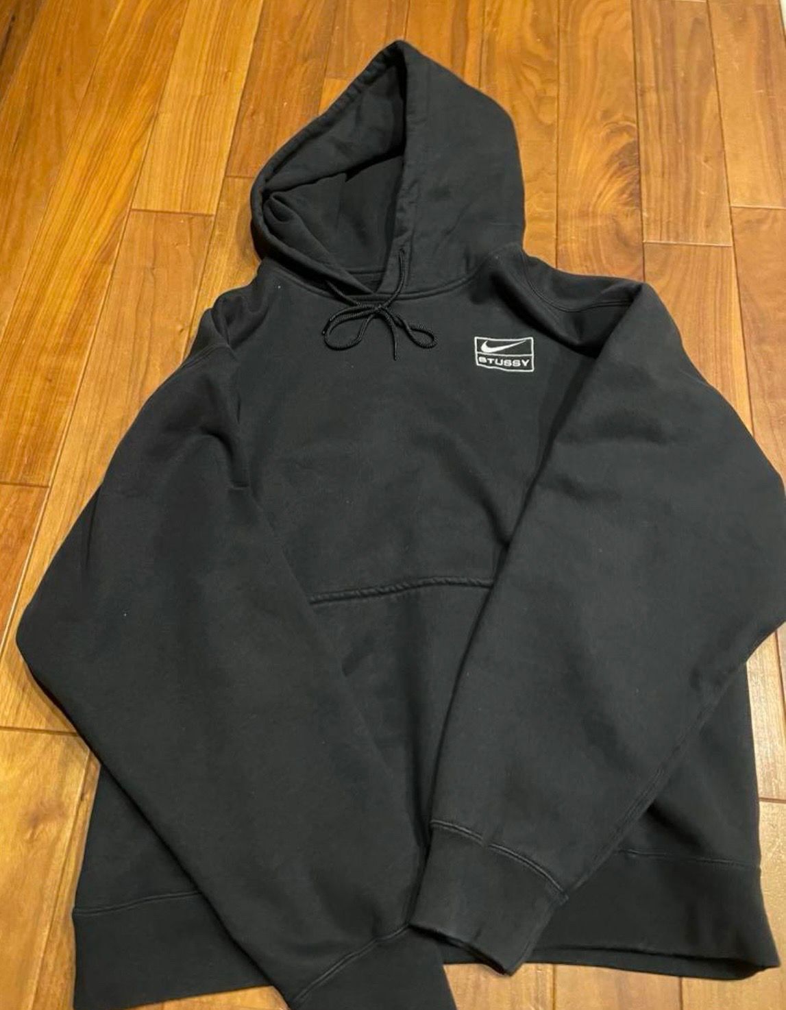 Stussy × Nike NRG Washed Hoodie (US Size) "Black" DN4028-010
