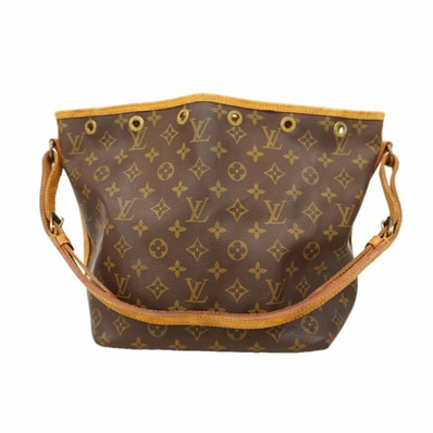 【6dc3826】ルイヴィトン ショルダーバッグ モノグラム プチノエ M42226 ブラウン【中古】レディース
