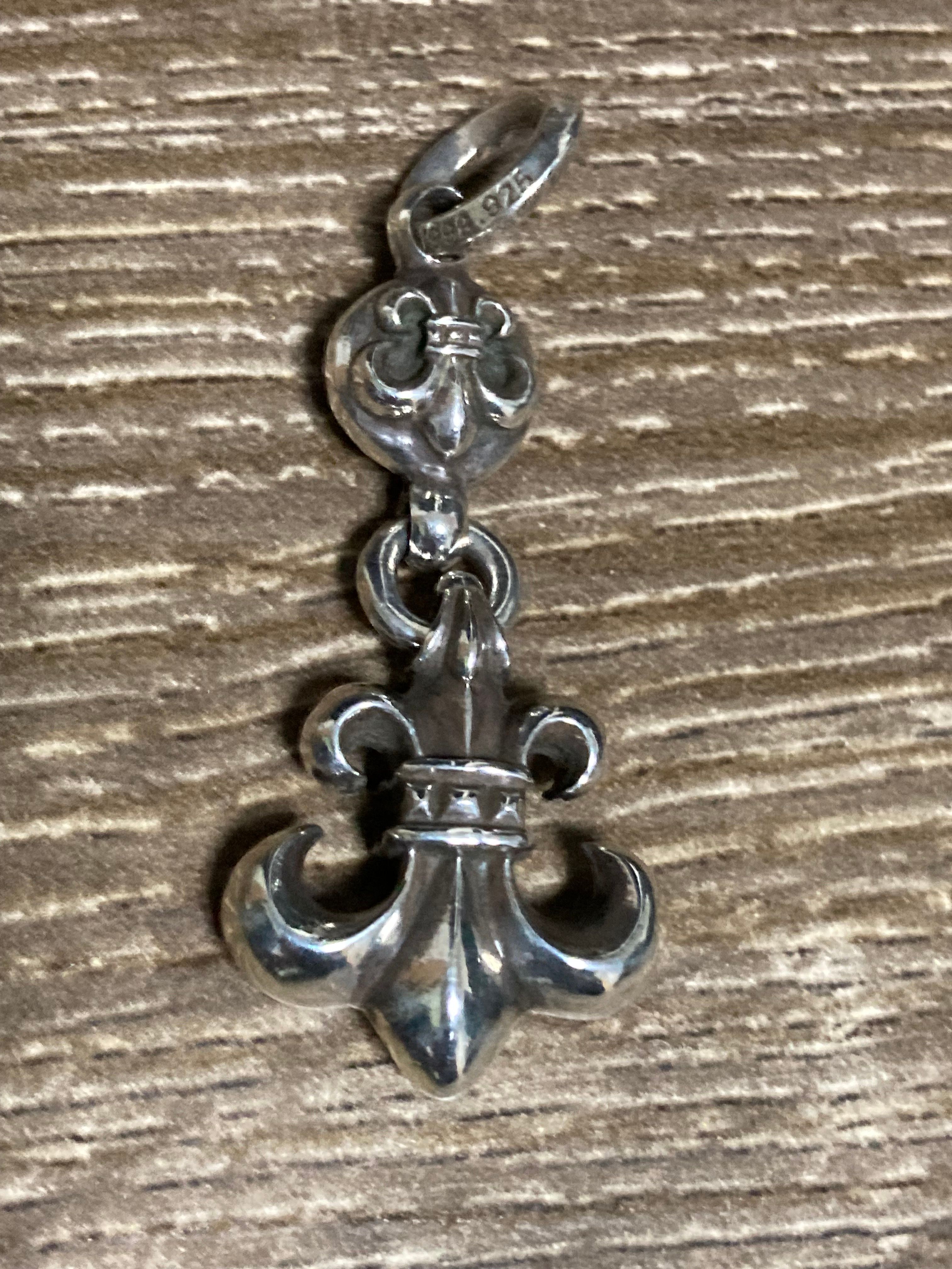 Chrome Hearts 1 Ball BS Flare Charm "Silver"