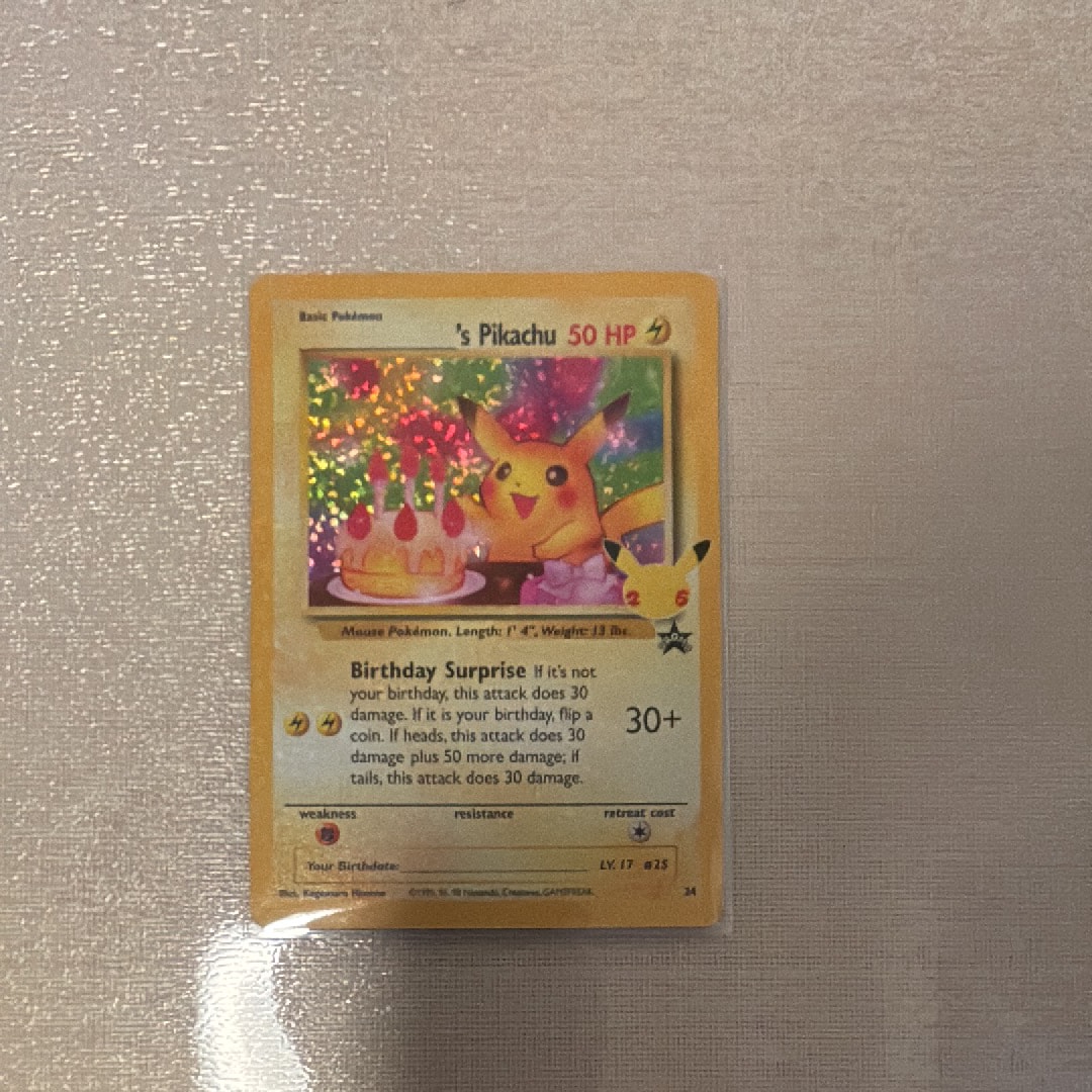 【PSA9】お誕生日　ピカチュウ　英語　おたピカ PSA9お誕生日 ピカチュウ 英語 おたピカ _のピカチュウ 海外版 英語