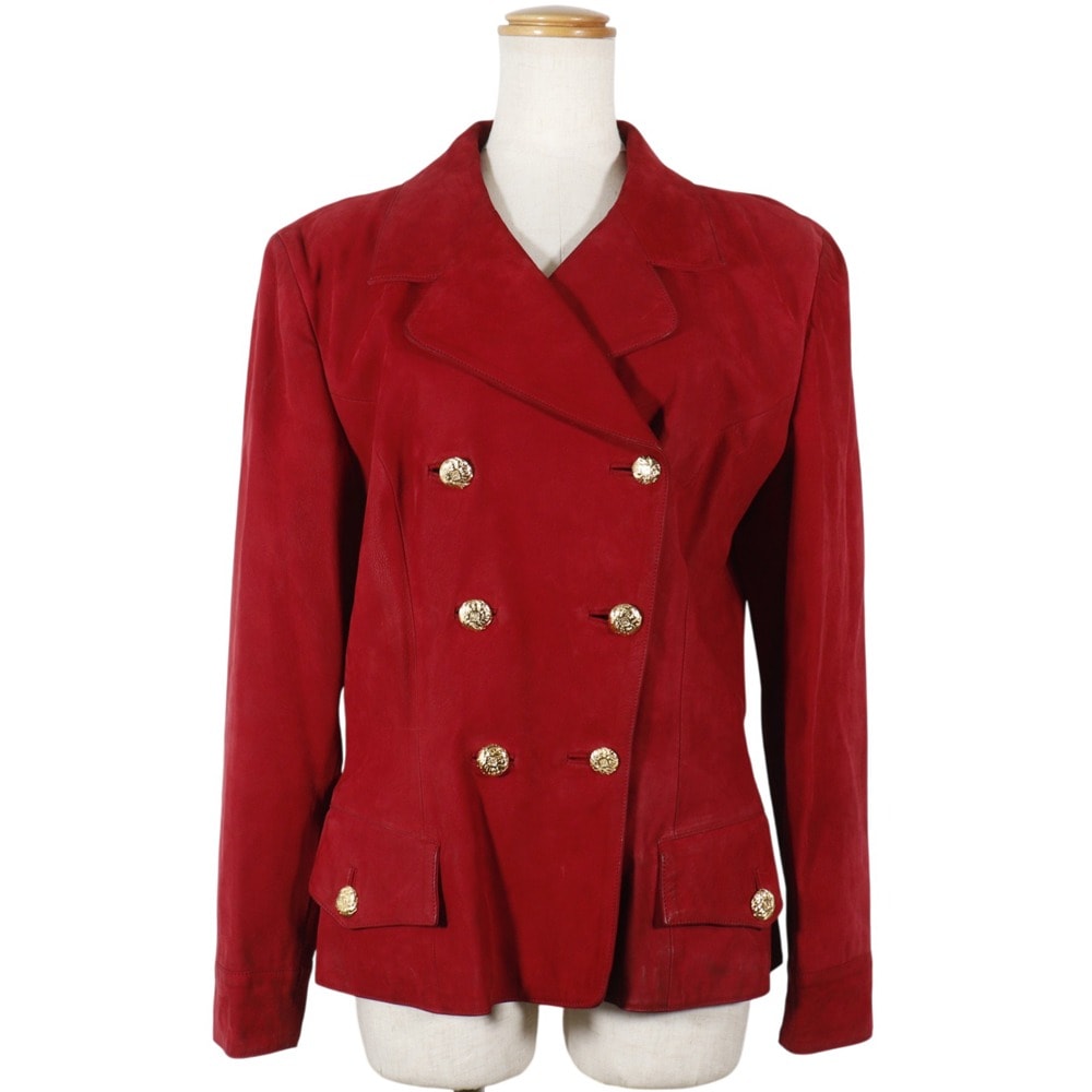 ロエベ 革ジャケット ヴィンテージ レディーステーラードジャケット