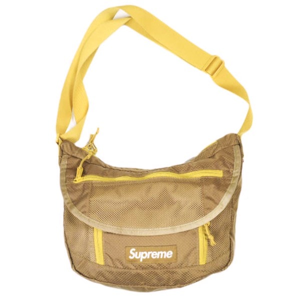 SUPREME シュプリーム 22SS SMALL MESSENGER BAG スモールメッセンジャーバッグ Brown ボックスロゴ ショルダー ナイロンリップストップ Cordura カバン g26000