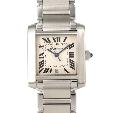 カルティエ タンクフランセーズLM W51002Q3 SS 自動巻