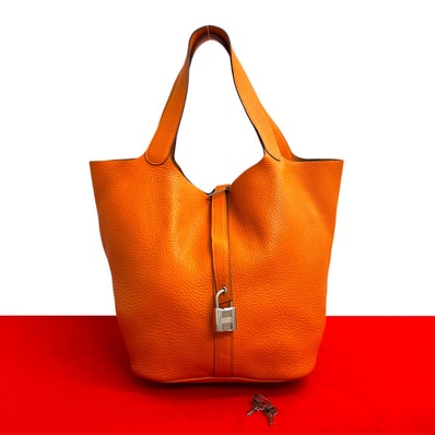 HERMES エルメス ピコタンロック GM トリヨンクレマンス ハンドバッグ オレンジ
22018