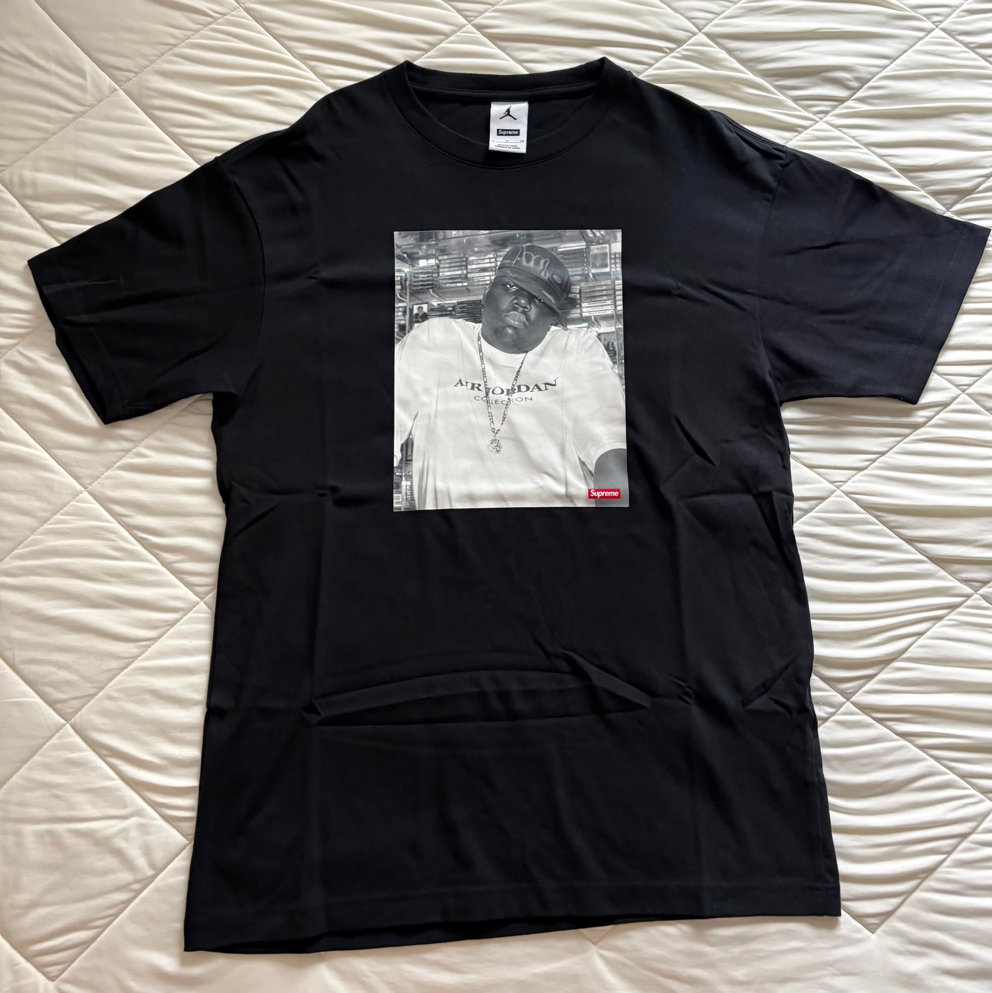 Supreme x Jordan Biggie S/S Top "Black"