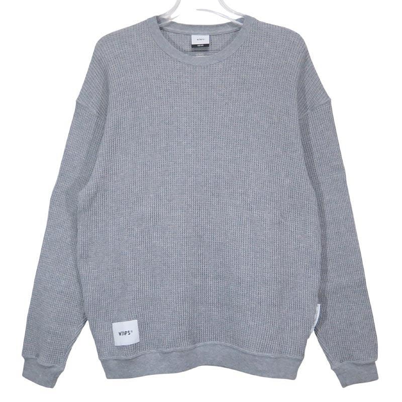 WTAPS Waffle / LS / Cotton "Ash Gray"