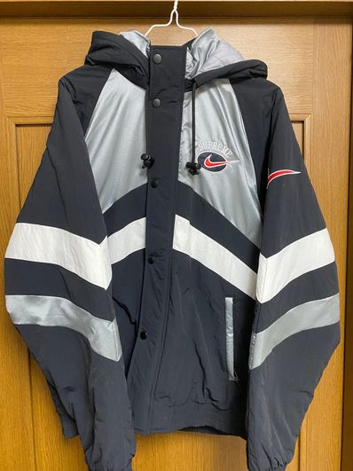 Supreme / Nike Hooded Sport Jacket "Silver"