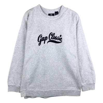 古着 90年代 ギャップ GAP ATHLETIC CLASSIC オールドギャップ ロゴスウェットシャツ トレーナー メンズL相当 ヴィンテージ/eaa606991