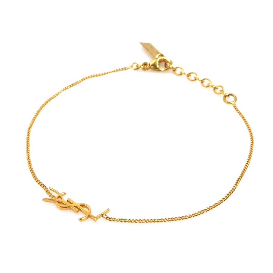 サンローラン SAINT LAURENT ブレスレット メタル ゴールド レディース【中古】 r11068a