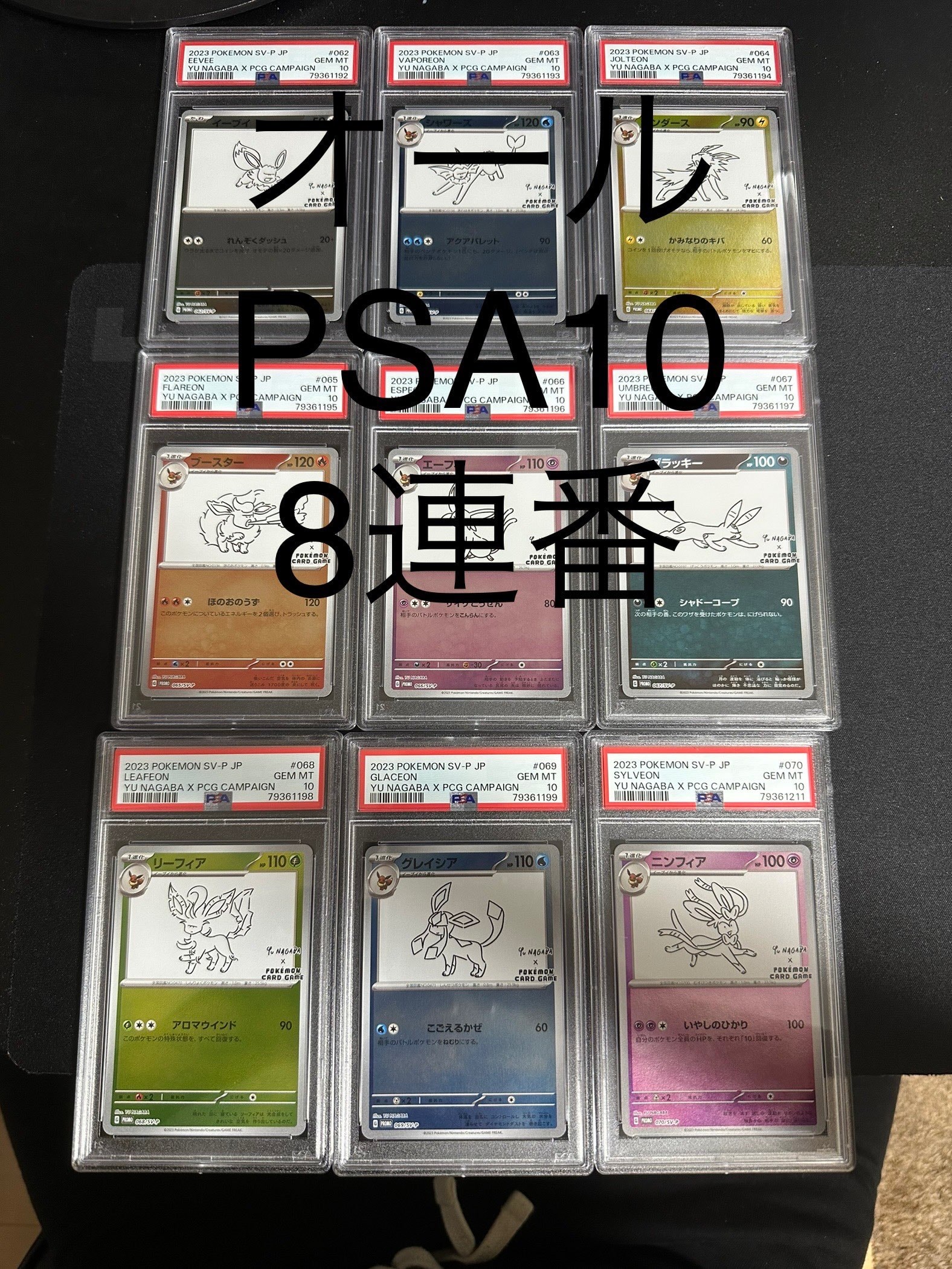 ポケモンカードゲーム YU NAGABA × ポケモンカードゲーム イーブイズ 全種セット: プロモ [SV-P ](「YU NAGABA×ポケモンカードゲーム」プロモーションカード「SV-P」)