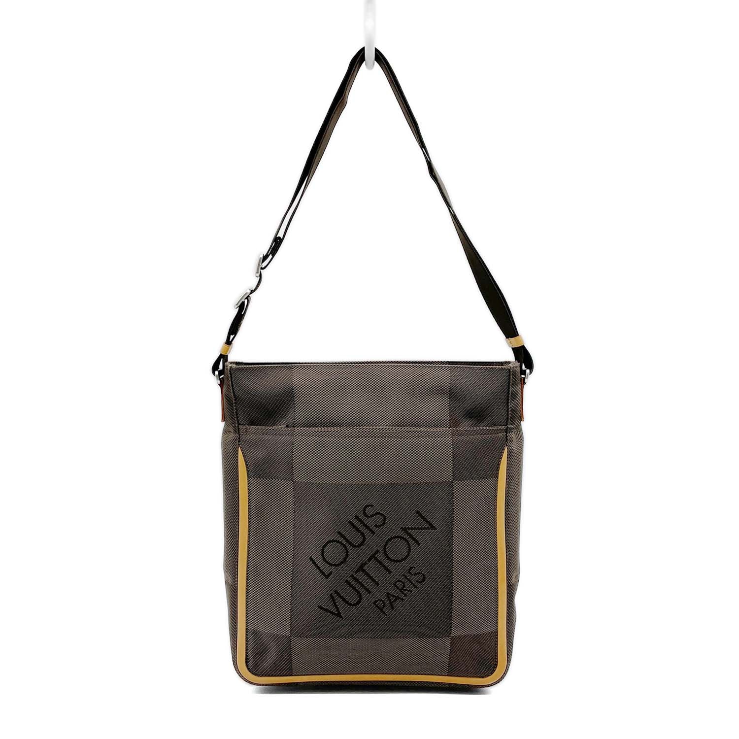 LOUIS VUITTON ルイ・ヴィトン コンパニョン ショルダーバッグ
 M93046 キャンバス レザー ブラウン ユニセックス
 【中古】