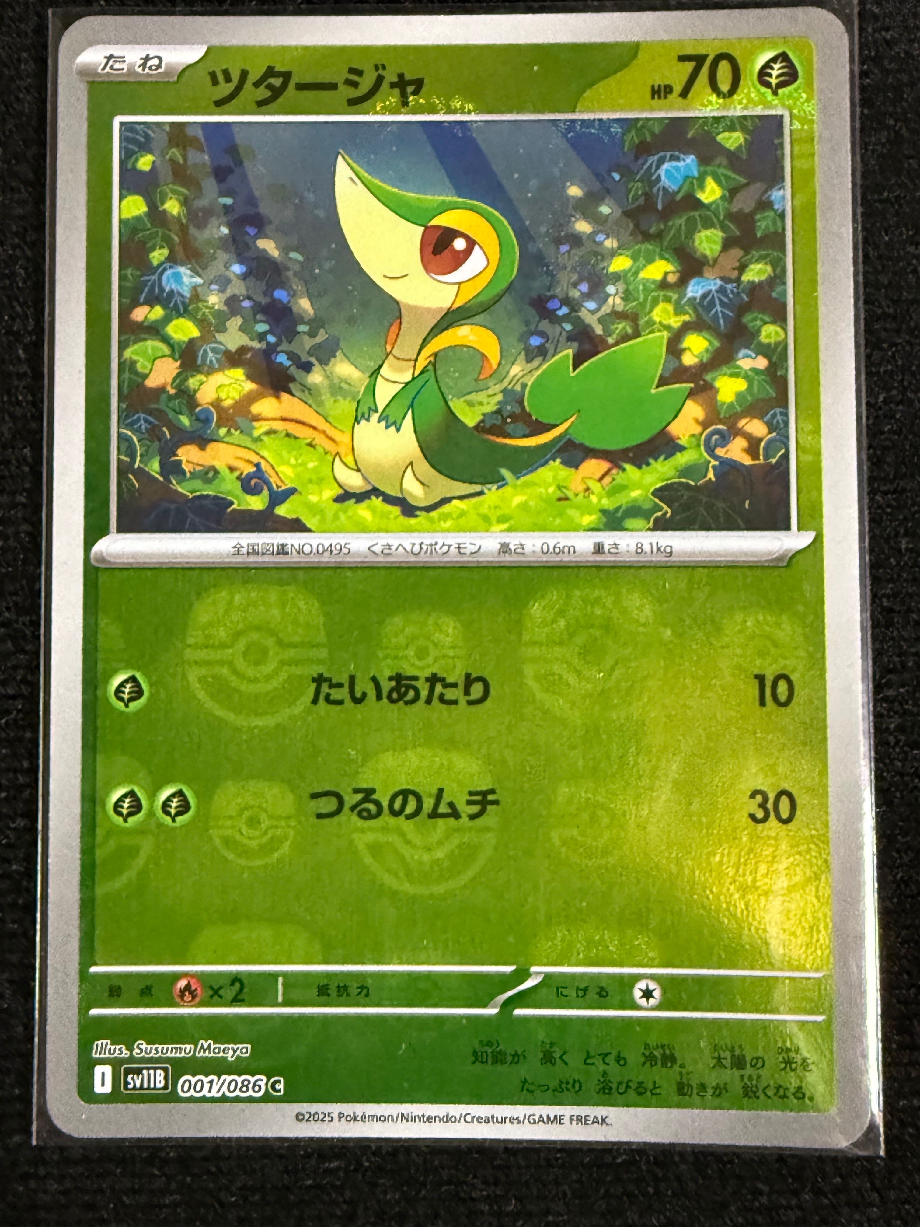 ツタージャ C :マスターボールミラー [SV11B 001/086](拡張パック「ブラックボルト」)