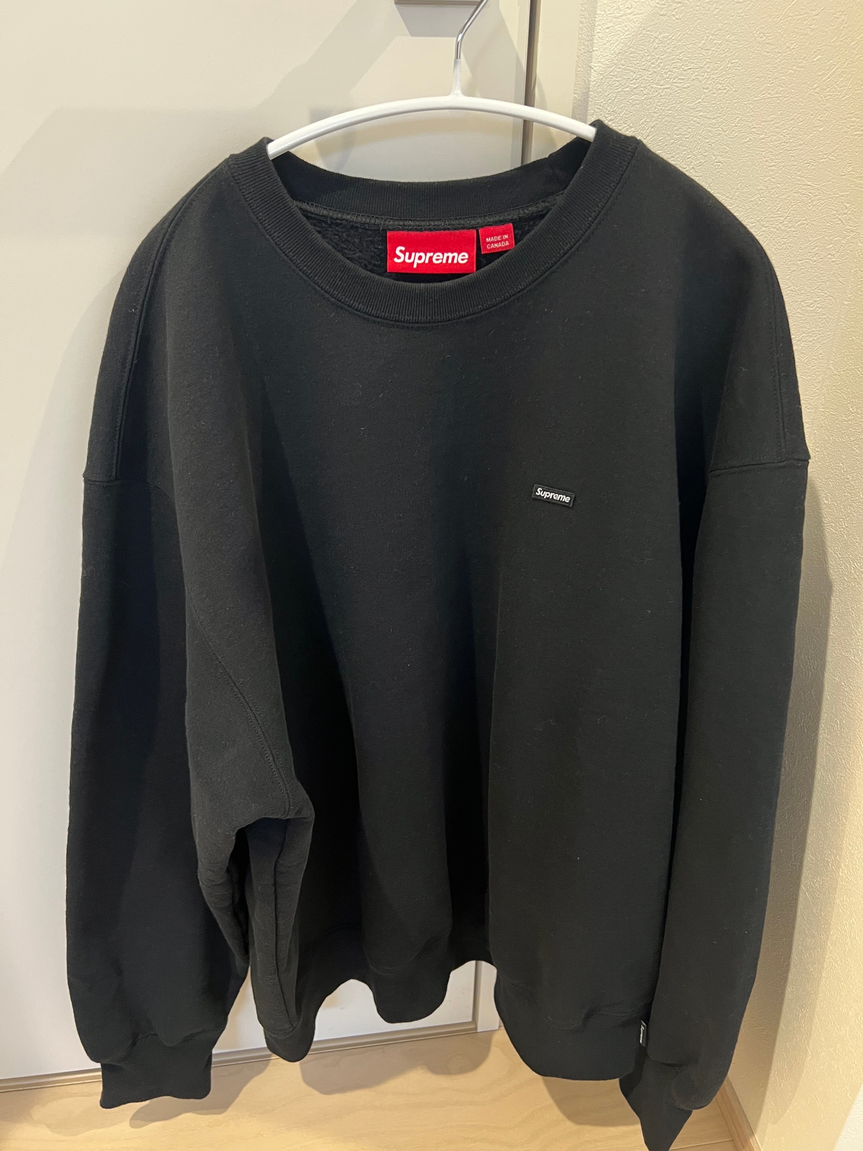 Supreme Small Box Crewneck (25FW) "Black"