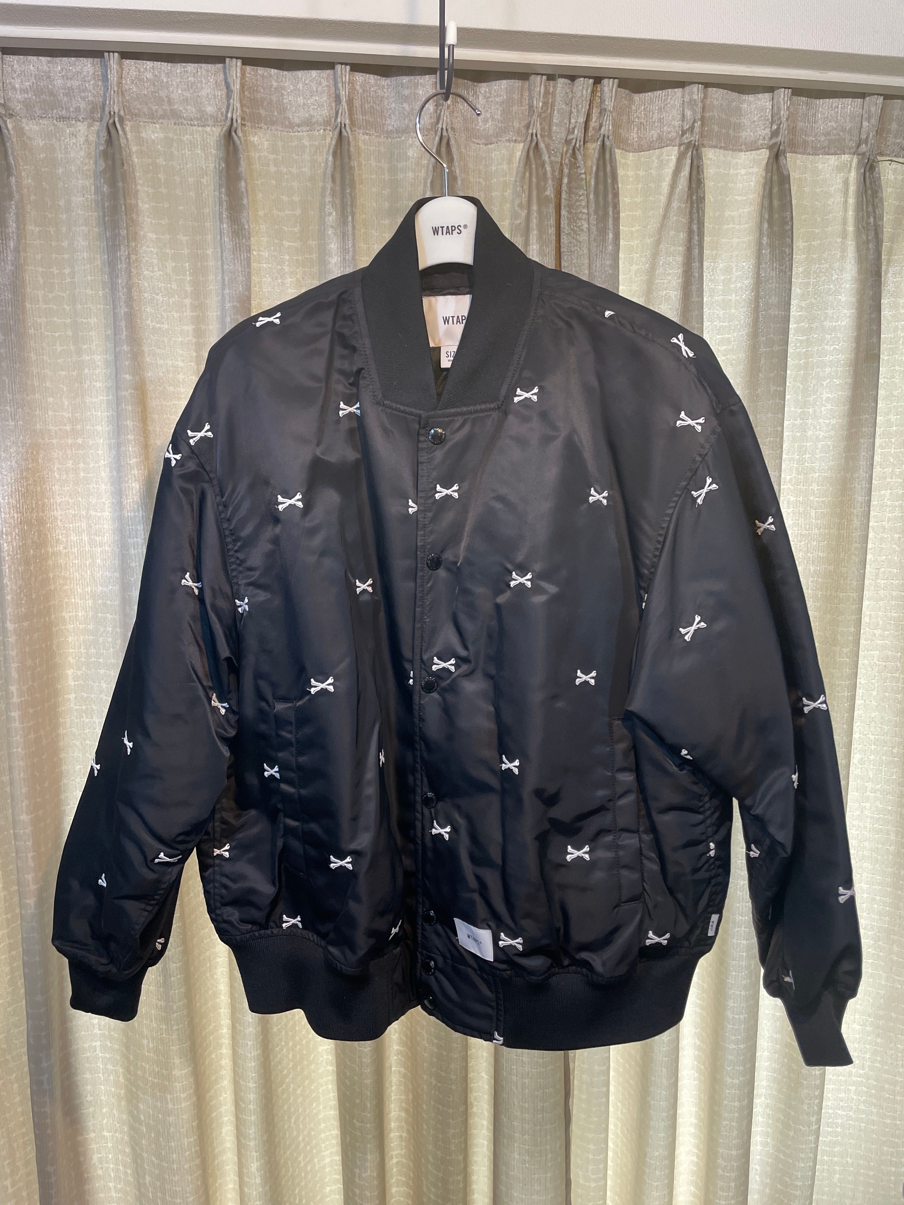 Wtaps TEAM / JACKET / NYLON. TWILL. TEXTILE "Black"