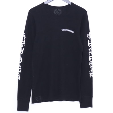 CHROME HEARTS スクロールロゴワッフルサーマルロングスリーブTシャツ