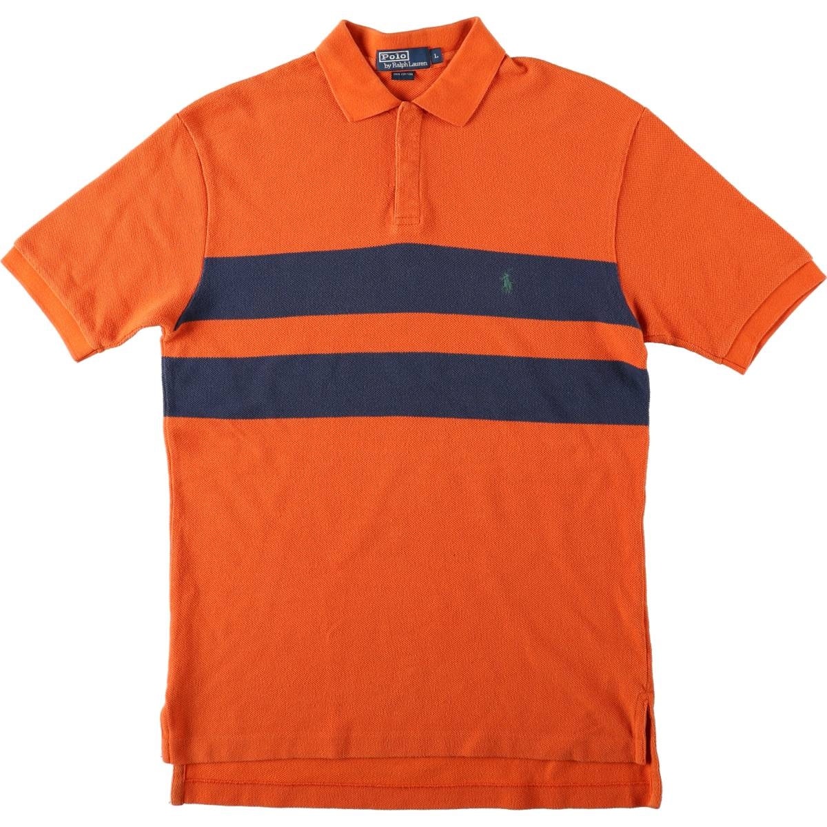 古着 ラルフローレン Ralph Lauren POLO by Ralph Lauren CUSTOM FIT 半袖 ポロシャツ メンズL相当/eaa623002