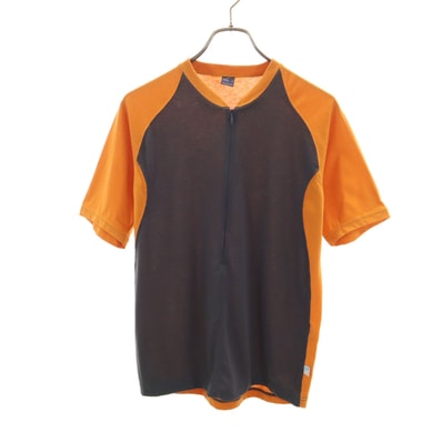 mont-bell モンベル 半袖 ブリーズスパン Tシャツ M オレンジ サイクリング
