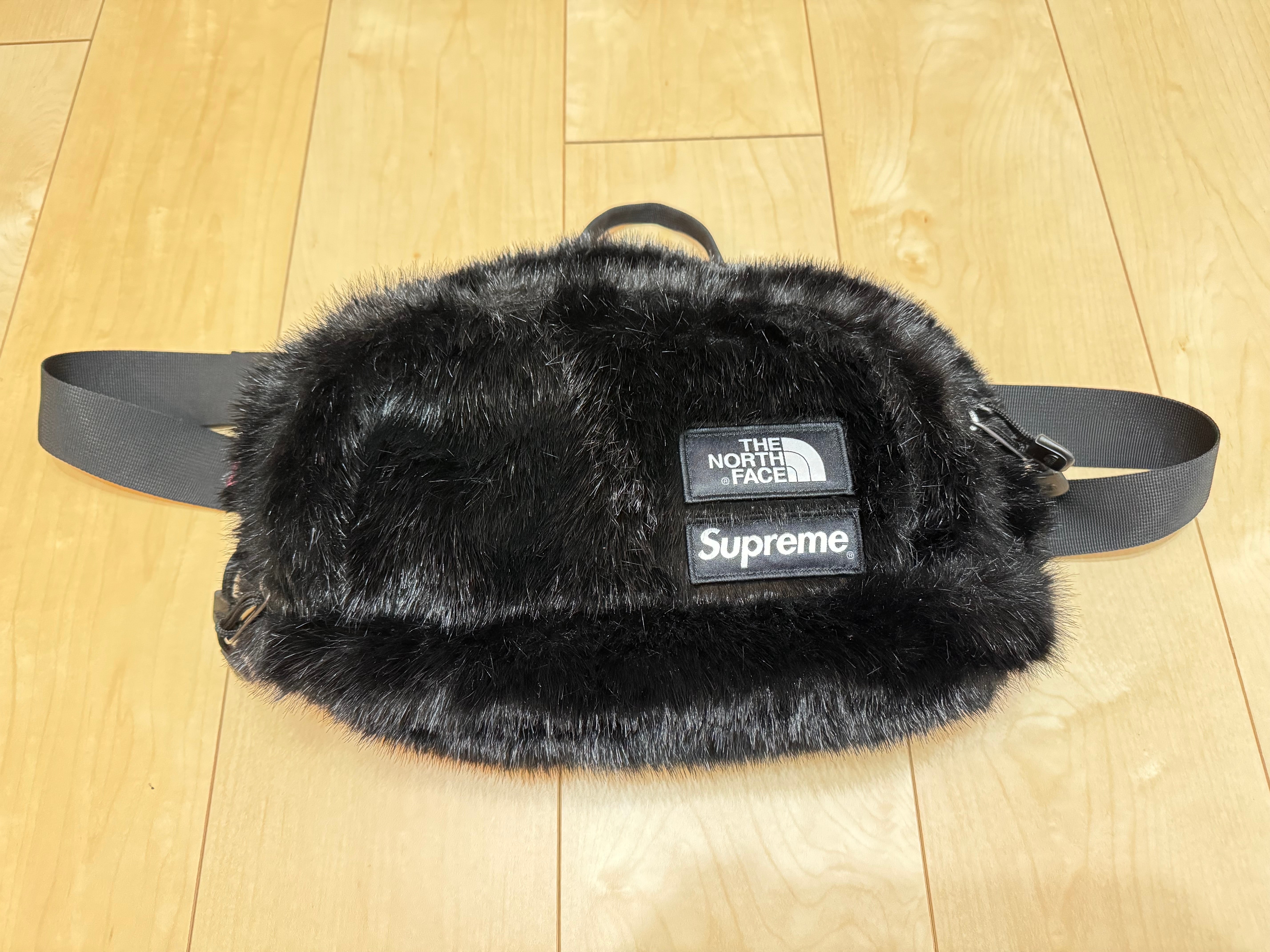Supreme x The North Face Faux Fur Waist Bag 