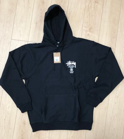 Stussy WORLD TOUR HOODIE "Black"