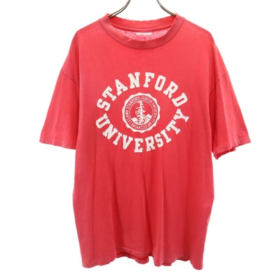 Hanes ヘインズ 80s 90s BEEFY-T USA製 オールド 半袖 Tシャツ L レッド系 シングルステッチ