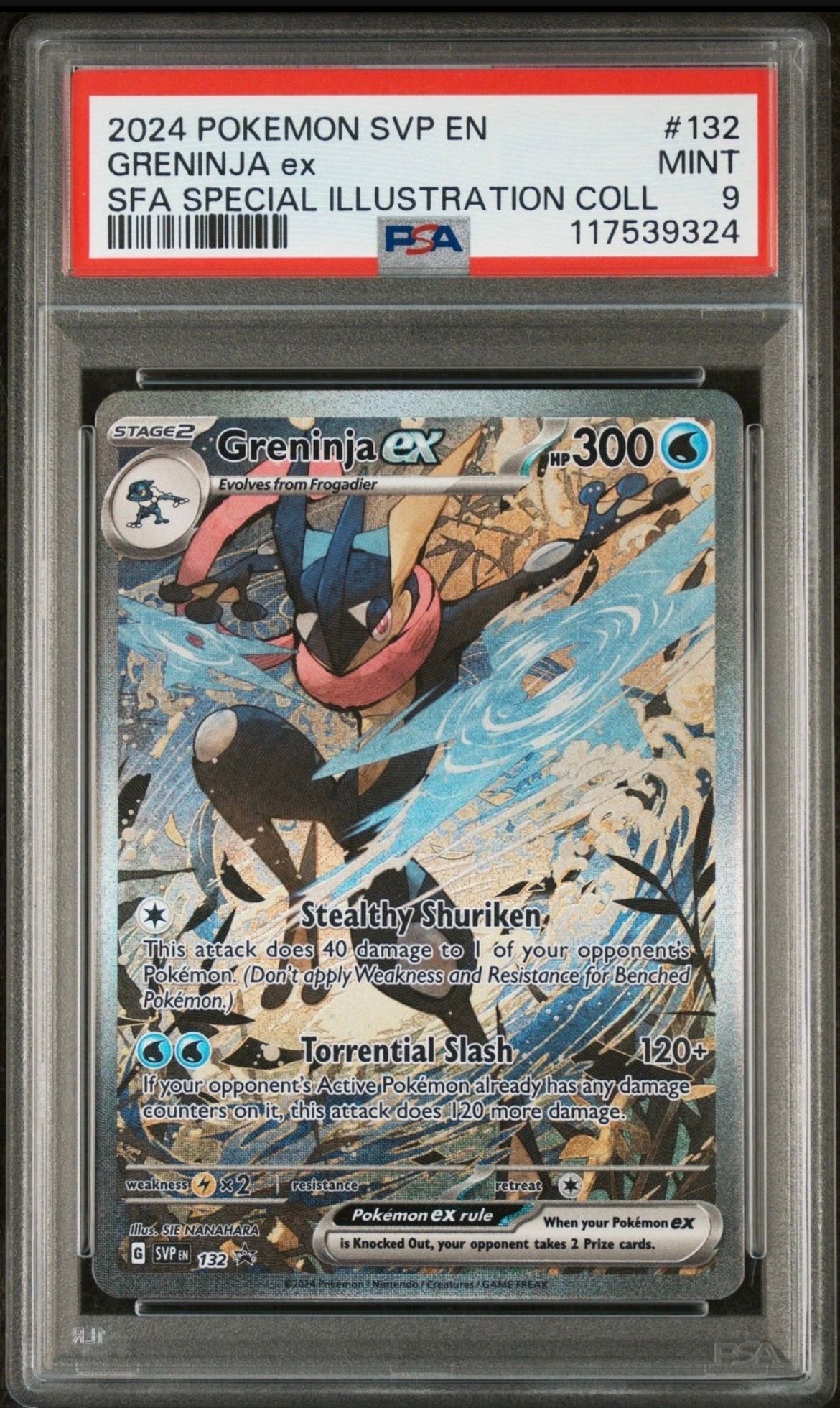 ゲッコウガex P [SVP EN 132]【英語版】(スカーレット&バイオレット「シュラウデッドフェイブル ゲッコウガex スペシャルイラストレーション コレクション」)