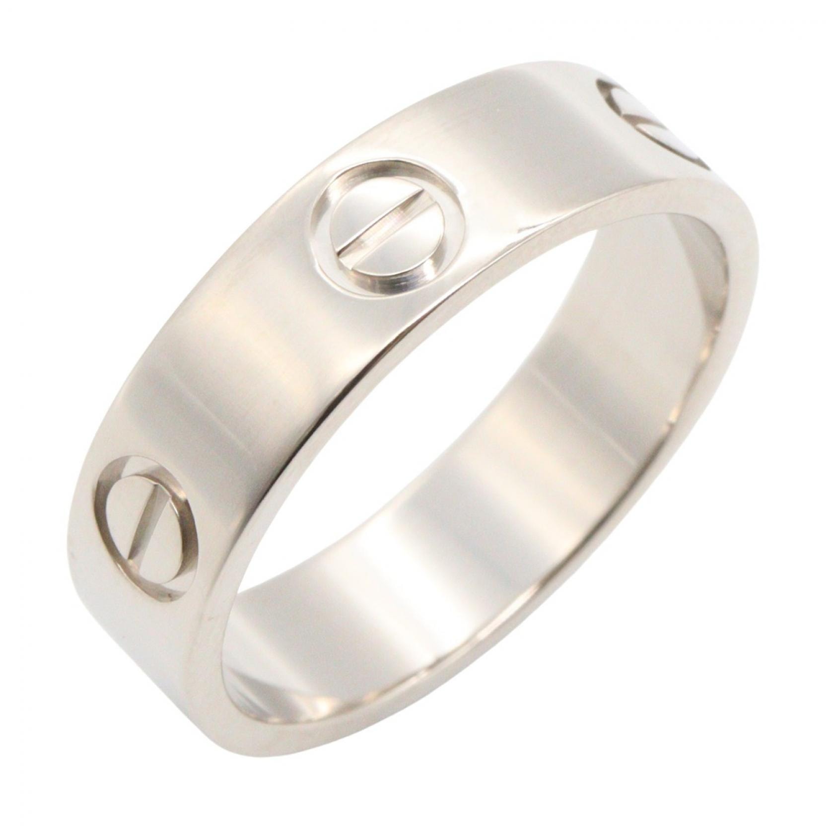 カルティエ CARTIER ラブリング リング・指輪 ジュエリー K18WG(ホワイトゴールド) メンズ レディース シルバー系 B4084700 【中古】