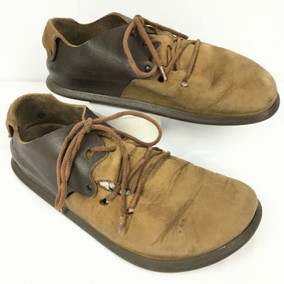 BIRKENSTOCK/ビルケンシュトック ドイツ製 ローカットブーツ 茶 サイズ39 24.5程度 管NO.ZA-404
