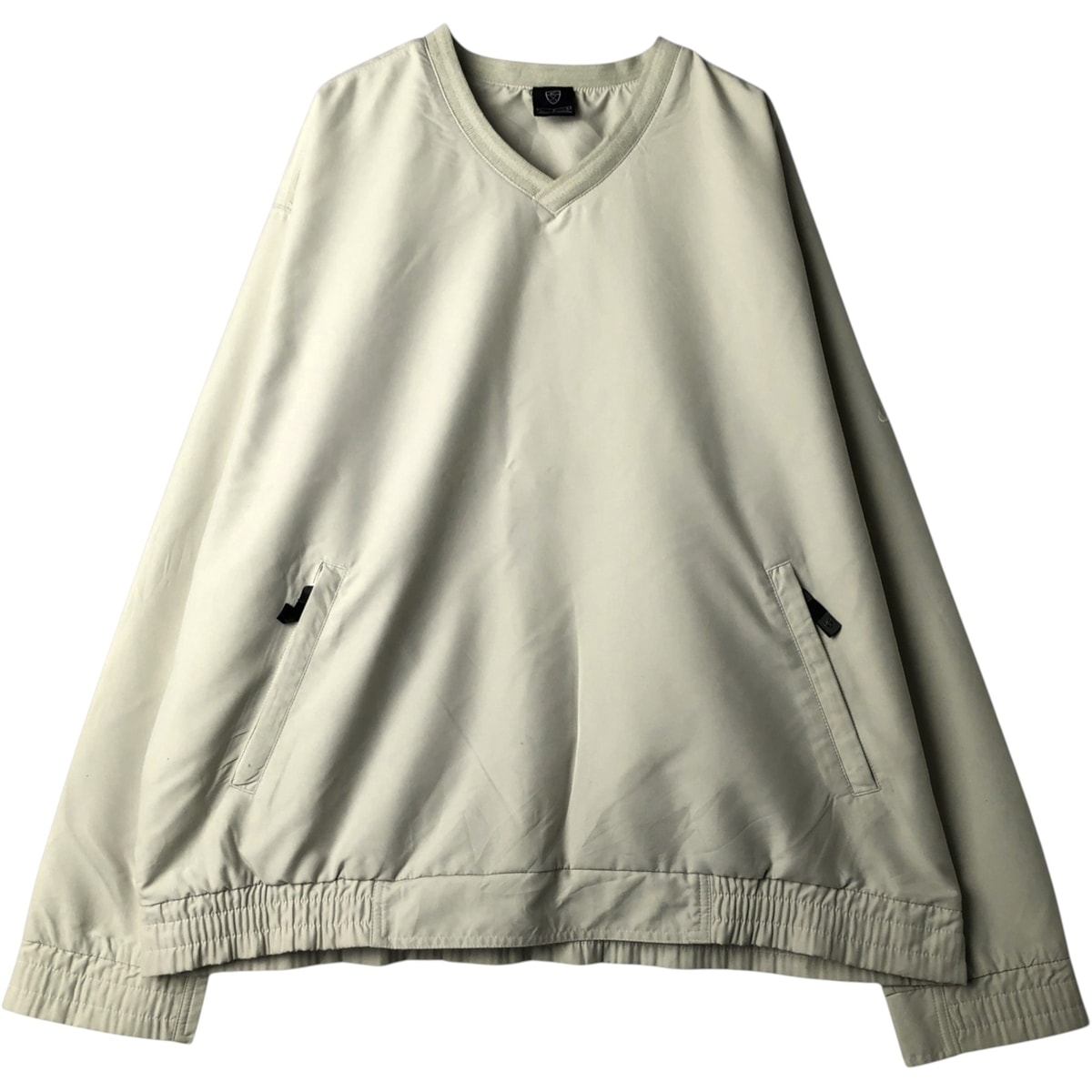 古着 ナイキ NIKE GOLF ゴルフ Vネック ウォームアッププルオーバー メンズL相当/eaa624483